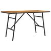 vidaXL Dining Table Brown 110 x 55 x 62 cm Solid Acacia wood
