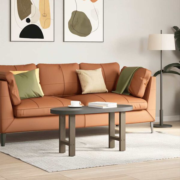 vidaXL Coffee Table Leg Set of 2 Natural Steel Powder-coated steel