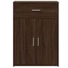vidaXL Sideboards 2 pcs Brown Oak 23.6"x11.8"x33.1" Engineered Wood