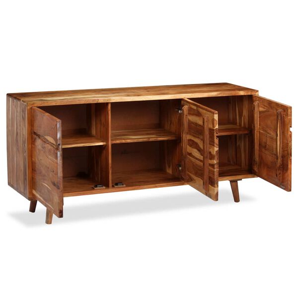 vidaXL Sideboard Natural wood Solid Acacia wood Medium to Large