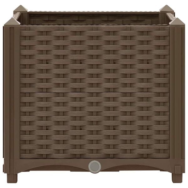 vidaXL Raised Bed 15.7"x15.7"x15" Polypropylene