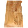 vidaXL Table Top Natural Solid Mango Wood 63x7.9x1.5 in