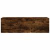 vidaXL Bathroom Wall Cabinet Smoked oak Engineered wood Medium