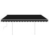 vidaXL Retractable Awning Anthracite