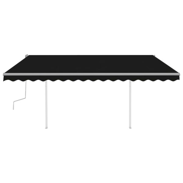 vidaXL Retractable Awning Anthracite