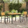 vidaXL Garden Chair 2 pcs Brown 56 x 57 x 87cm Solid Acacia wood