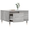 vidaXL Coffee Table Grey Sonoma Engineered wood, metal Compact