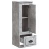 vidaXL Highboard Concrete grey Engineered wood Tall Storage Highboard