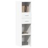 vidaXL Highboard White Engineered Wood Tall and slim Highboard