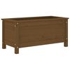 vidaXL Garden Planter Honey brown Solid pine wood Medium
