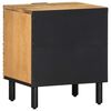 vidaXL Bedside Cabinet Mango desert brown