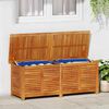 vidaXL Garden Storage Box Natural Solid Acacia wood 59.1 x 19.7 x 22.0 in