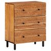 vidaXL Side Cabinet Set of 3 Natural