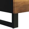vidaXL TV Cabinet Honey brown, Black Solid mango wood, Engineered wood, Iron
