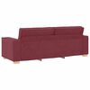 vidaXL Sofa Wine Red 86.61 x 30.71 x 33.07 in Fabric