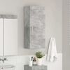 vidaXL Bathroom Wall Cabinet TULUM Concrete Grey Engineered Wood