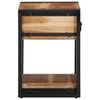 vidaXL Bedside Cabinet Brown 40 x 35 x 50 cm solid acacia wood