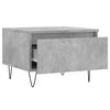 vidaXL Coffee Table Set of 2 Concrete grey Engineered wood, metal Medium