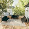 vidaXL Garden Lounge Set Dark grey