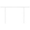 vidaXL Retractable Awning Cream Powder-coated aluminum Large Retractable