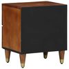 vidaXL Bedside Cabinet 2 pcs Honey Brown 15.75 x 12.99 x 18.11 in