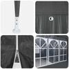 vidaXL Party Tent Anthracite and White 800 x 400 x 266 cm