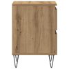 vidaXL Bedside Cabinet artisan oak 40 x 35 x 50 cm Engineered wood