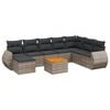 vidaXL Garden Sofa Set Grey