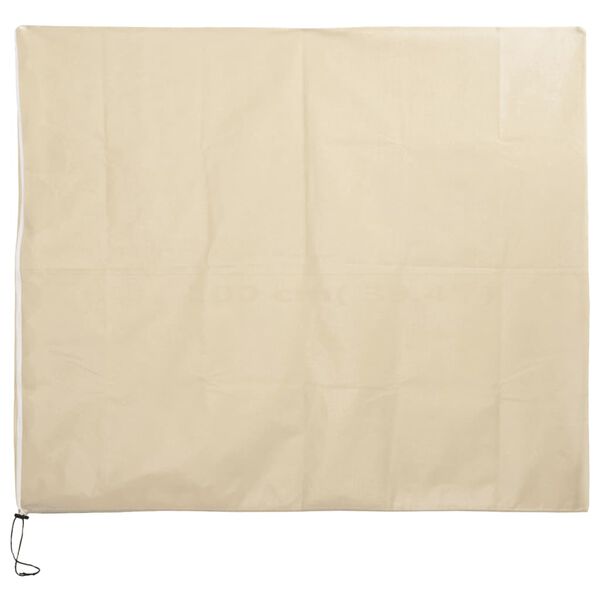 vidaXL Plant Fleece Cover Set of 2 Beige
