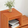 vidaXL Bedside Cabinet Wax brown 60 x 34 x 51 cm Solid pinewood