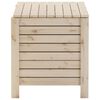 vidaXL Storage Box Natural Wood Solid Pine Wood Large Storage Box