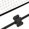 vidaXL Tennis Net Black and Red 157.5"x39.4"x34.3" Polyester