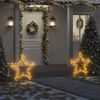 vidaXL Christmas Light Decoration Warm white, Black Iron Large