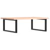 vidaXL Basin Shelf Wall Mounted Steel and Solid Wood Oak