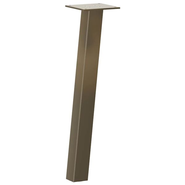vidaXL Coffee Table Leg Natural steel Powder-coated steel Medium Durable