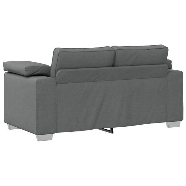 vidaXL Sofa Dark Grey 62.99 x 30.31 x 32.28 in Fabric