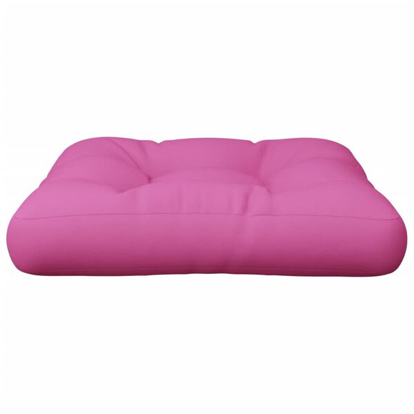 vidaXL Pallet Cushion Pink Oxford fabric (100% polyester) Medium