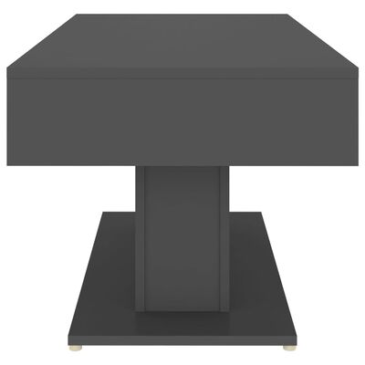 vidaXL Coffee Table Gray 37.8"x19.7"x17.7" Engineered Wood
