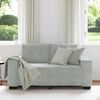 vidaXL Loveseat Sofa Light Gray