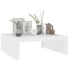 vidaXL Coffee Table White Engineered wood 39.4 x 39.4 in Modern