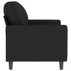 vidaXL 2-seater Sofa Black Velvet, metal, foam 2-Seater Modern