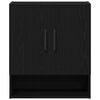 vidaXL Wall Cabinet Black oak 60 x 31 x 70 cm Engineered wood