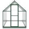 vidaXL Greenhouse Green, Transparent