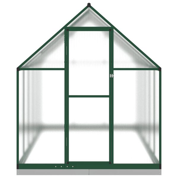 vidaXL Greenhouse Green, Transparent