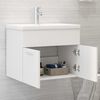 vidaXL Sink Cabinet White Engineered Wood Medium Sink Cabinet