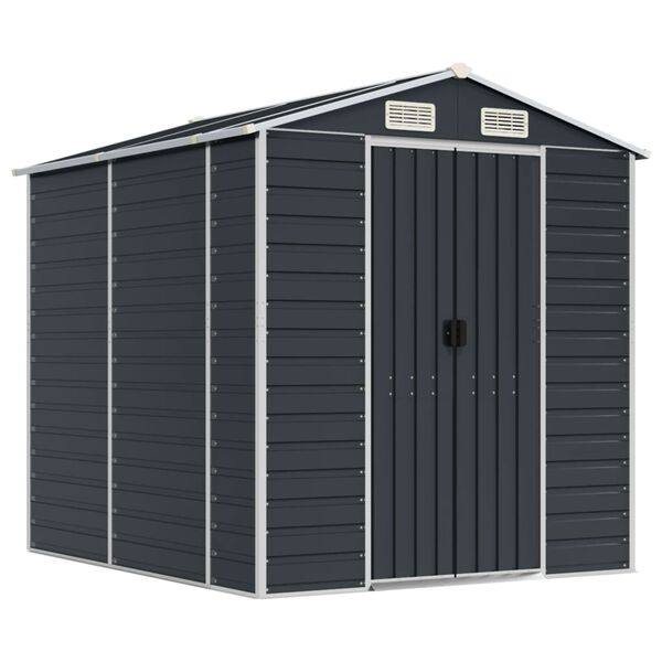vidaXL Garden Shed Garden Shed Rectangular Modern Durable Metal Shed