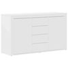 vidaXL Sideboard White 47.24 x 14.17 x 27.17 in Engineered Wood