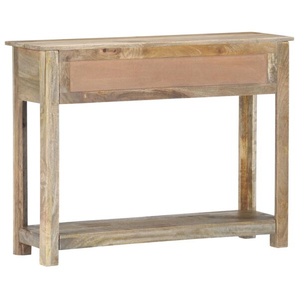 vidaXL Console Table 39.4"x11.8"x29.9" Solid Mango Wood