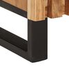 vidaXL Sideboard Brown Solid Acacia Wood with Steel Frame Medium