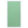 vidaXL Access Panel Green and Silver 17.72 x 33.46 in